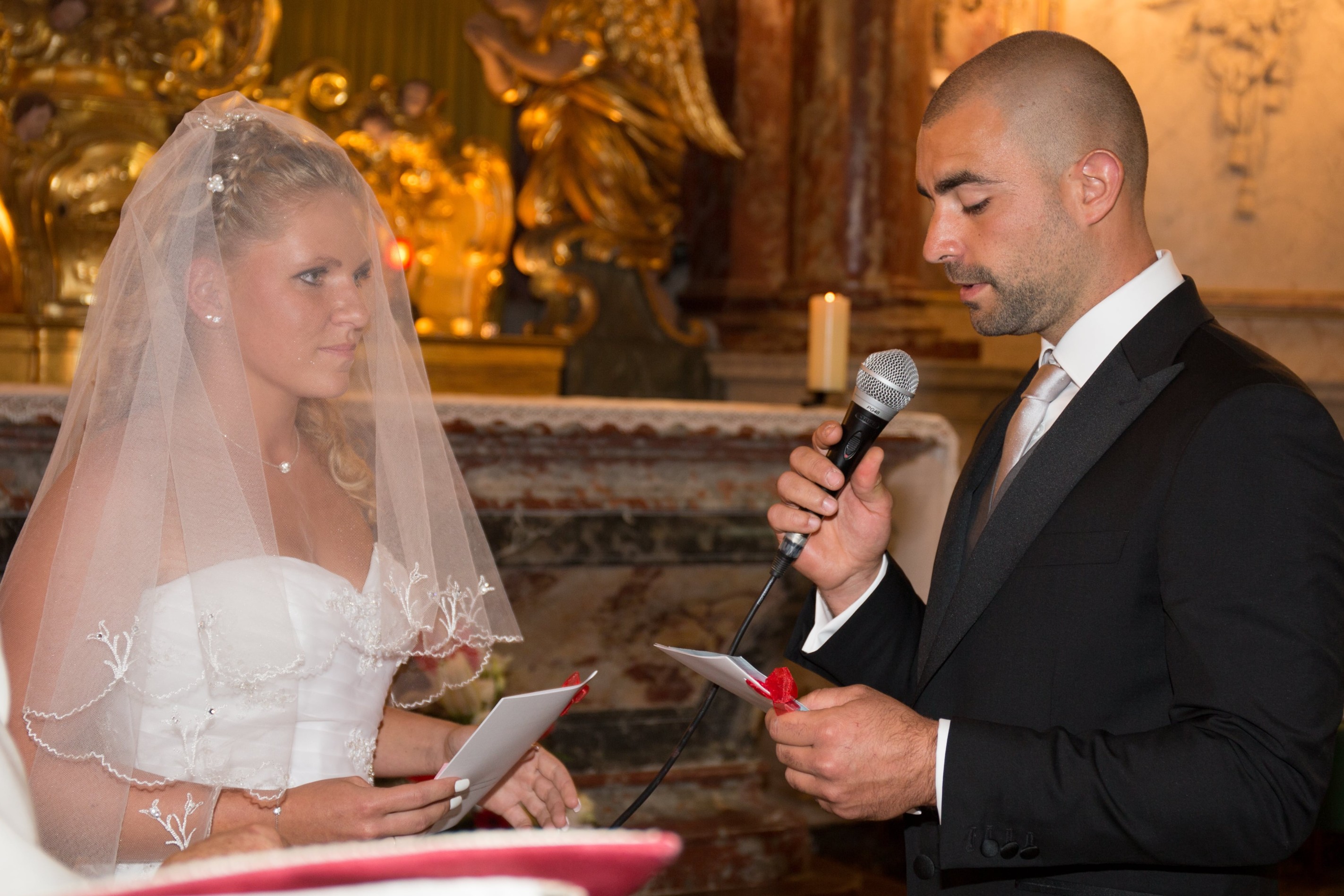 Wedding audio services with professional sound systems and wireless microphones