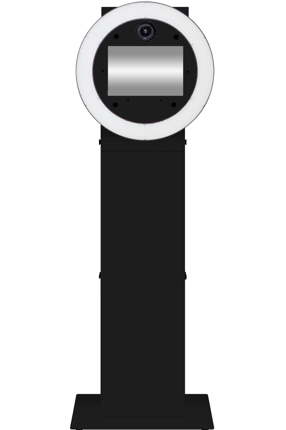 Minimalist Photo Booth with LED Ring Light
