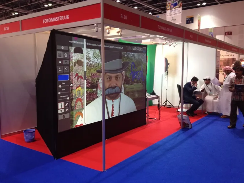 Graffiti wall photo booth rental with instant social sharing