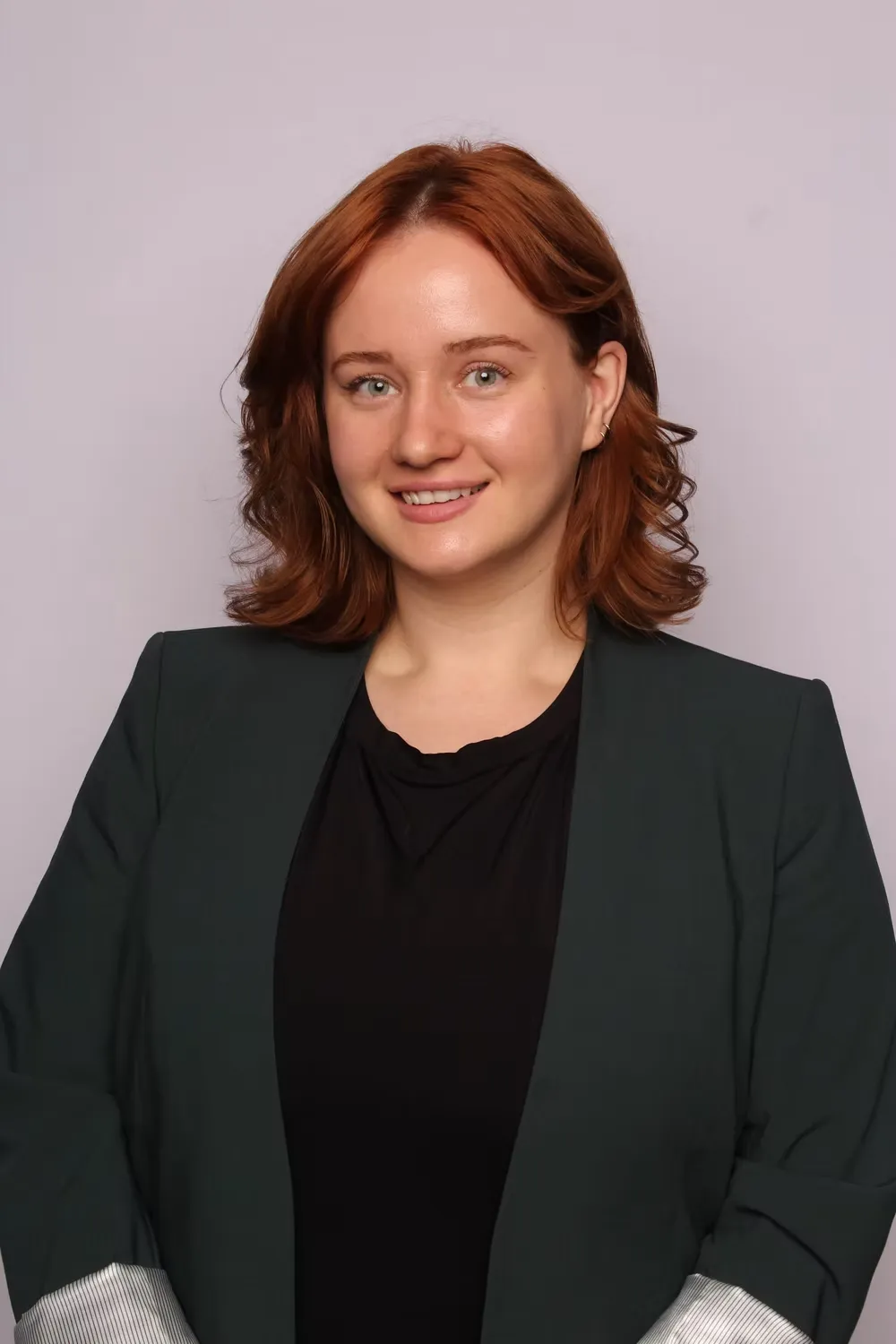 Business profile picture with professional lighting setup