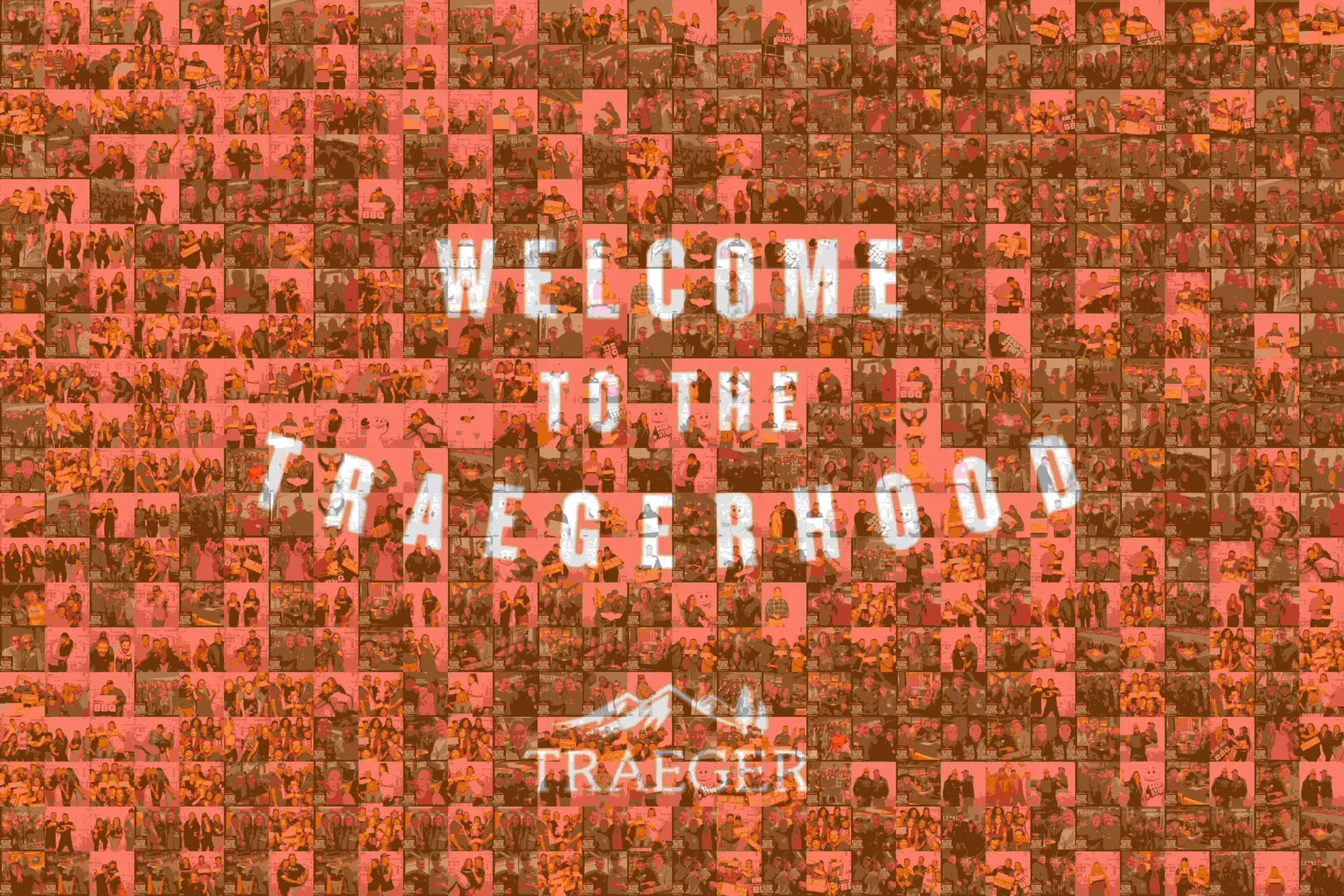 Mosaic photo booth with live collaborative display