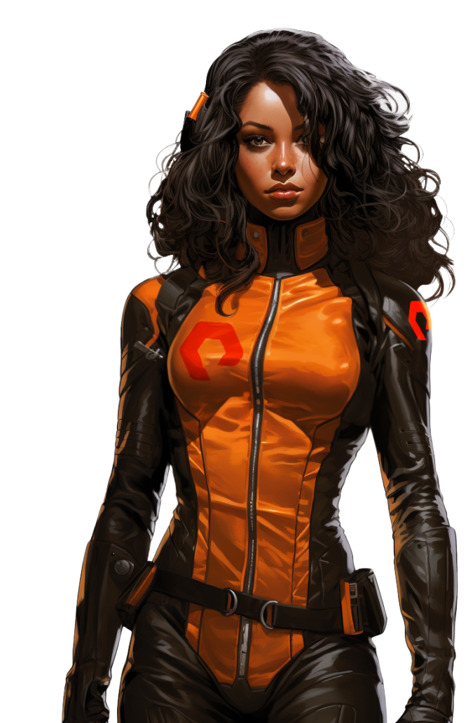 AI-generated character illustration